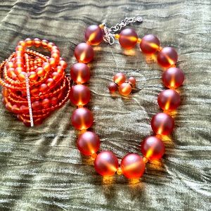 Sassy Jones Dina choker necklace, bracelet and Earrings set